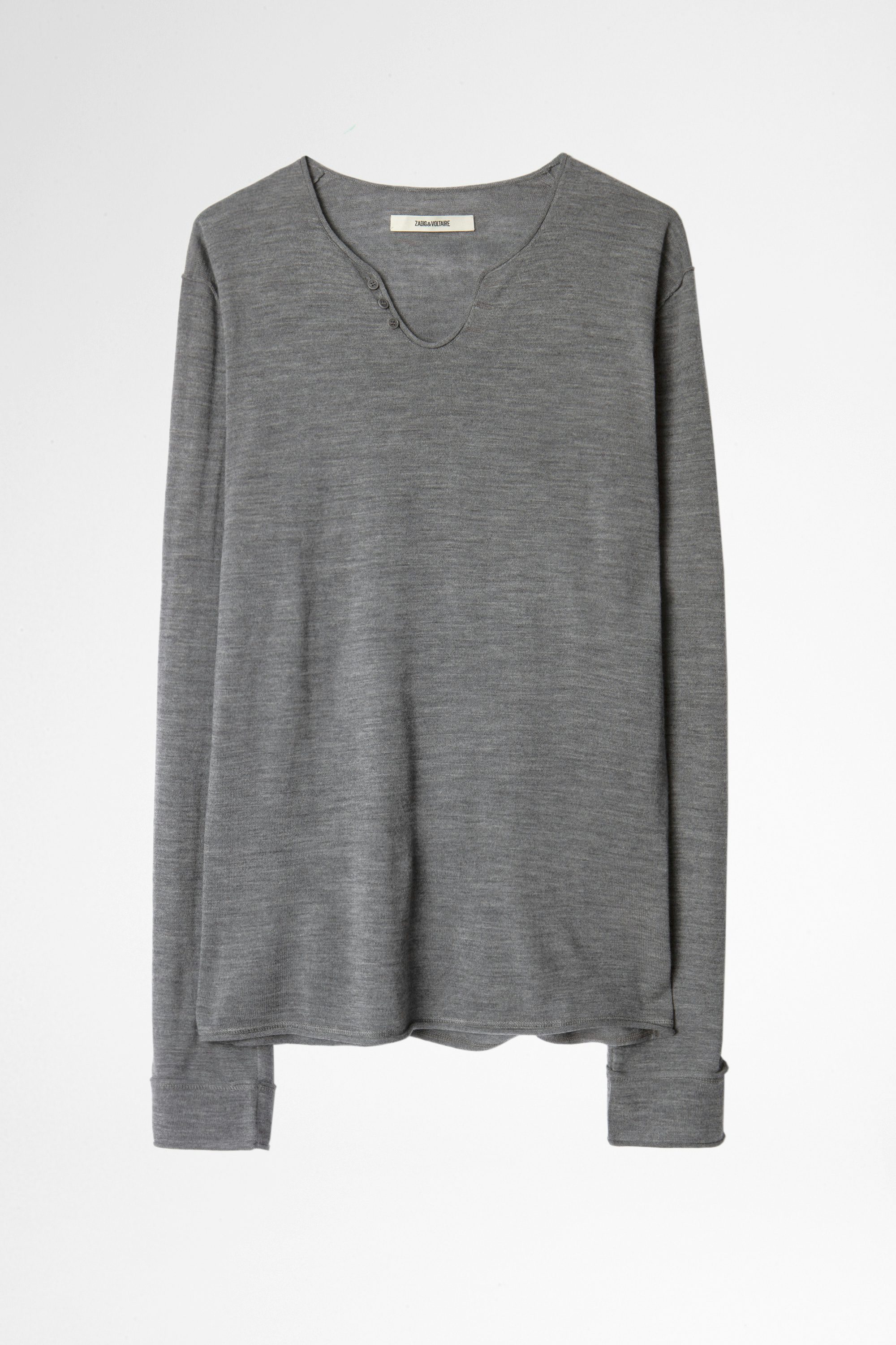 Monastir Flashlight Sweater - Men's gray sweater.